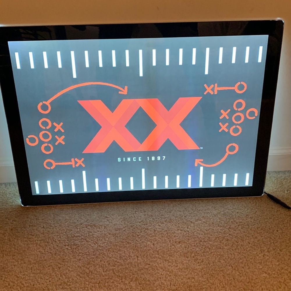 Dois equise sign for man cave environment